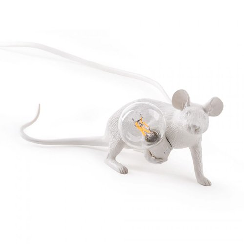 Mouse Lamp White Lop