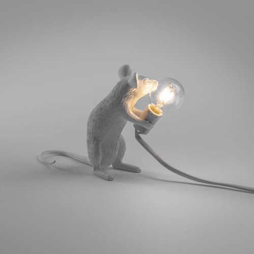 Mouse Lamp White Step