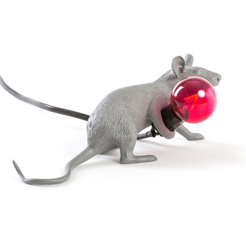 Mouse Lamp Grey Lop