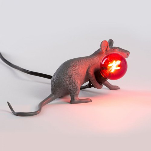 Mouse Lamp Grey Lop